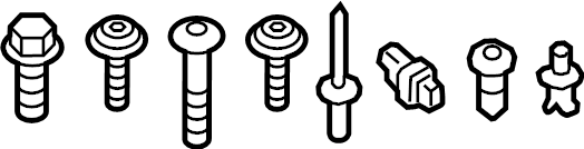 View 4K0098620A ATT. SET. Door Shell Hardware Kit.  Full-Sized Product Image