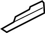View 4K0839699 Door Shell Seal (Lower) Full-Sized Product Image