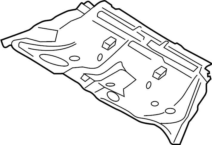 View 4K0802087 Floor Pan (Front, Rear) Full-Sized Product Image