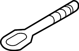 View 8K0805615C Tow Hook (Rear) Full-Sized Product Image