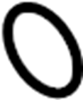 View 078133148A Air tube seal. Connector hose o - ring.  Full-Sized Product Image