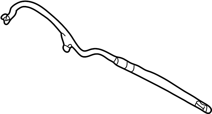 View 8D1422893BF Power Steering Pressure Hose (Lower) Full-Sized Product Image