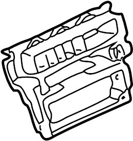 View 8D0858005N01C Instrument Panel Center Support Full-Sized Product Image