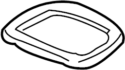 View 8D0864281D RETEINER. Shift boot retainer plate.  Full-Sized Product Image