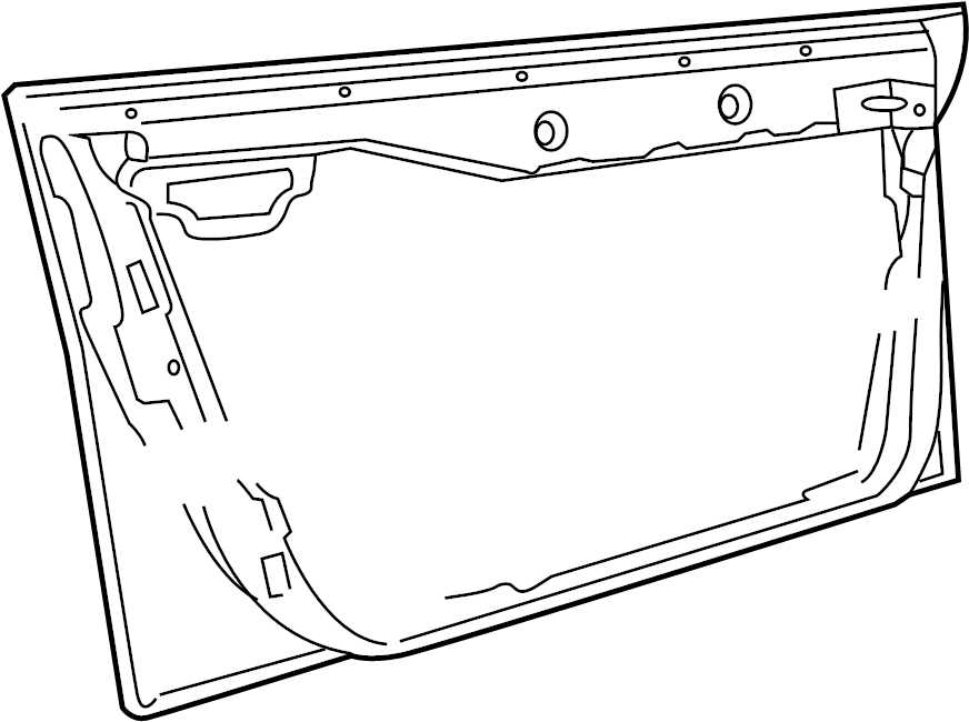 View 8D0831052B Door Shell.  Full-Sized Product Image