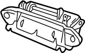 View 4A0839205F Exterior Door Handle Full-Sized Product Image