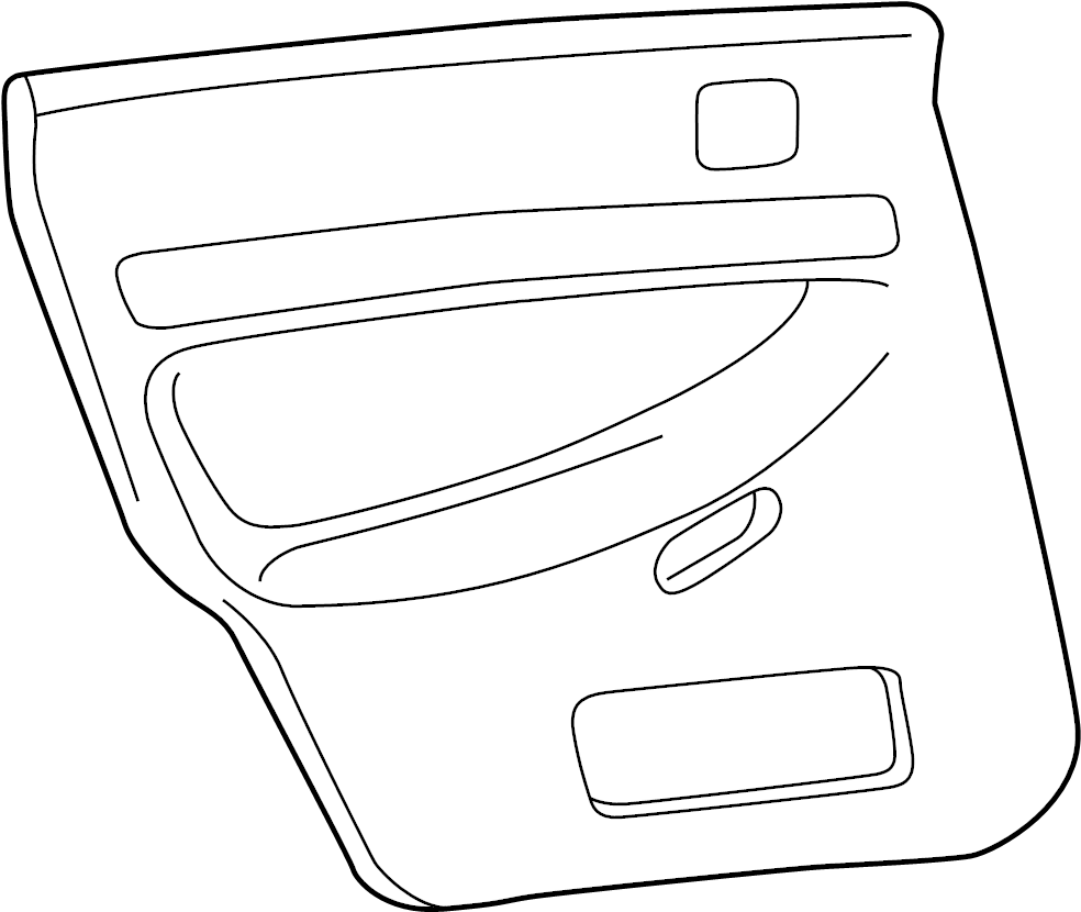 View 8D0867304DUQ Door Interior Trim Panel Full-Sized Product Image