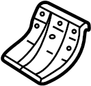 View 8A0803892A Seat Belt Reinforcement Full-Sized Product Image