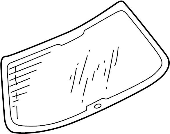 View 8D9845501L Liftgate Glass Full-Sized Product Image