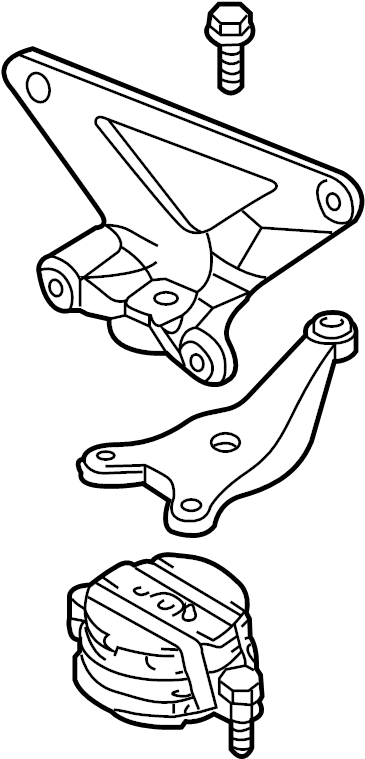 View 8E0399105JF Automatic Transmission Mount Full-Sized Product Image