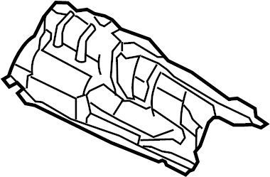 View 8E0804160AA Shield. Heat. (Rear) Full-Sized Product Image
