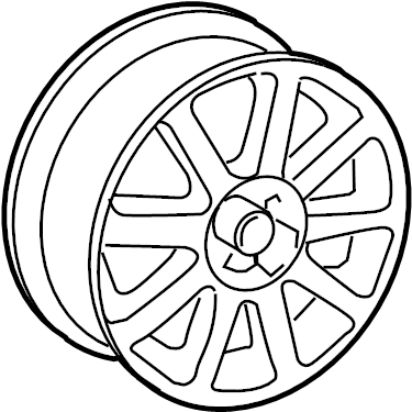 View 4E0601025AB1H7 Wheel Full-Sized Product Image