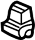 View 8E08812325QQ Seat Adjustment Knob Full-Sized Product Image