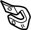 View 8E0837087D Door Latch Seal Full-Sized Product Image
