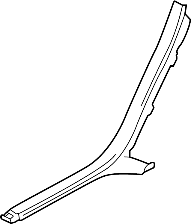 View 8E08677674PK Interior Quarter Panel Trim Panel (Front, Rear, Upper, Lower) Full-Sized Product Image