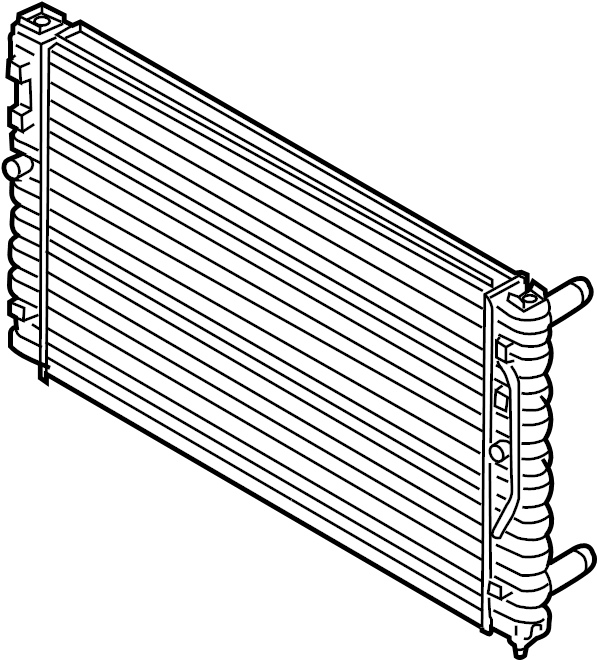 View 8E0121251AH Radiator Full-Sized Product Image