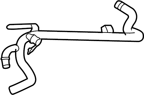 View 079121065P Engine Coolant Pipe (Upper) Full-Sized Product Image
