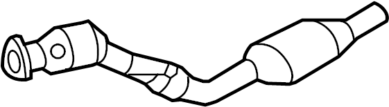 View 8E0254555FX Catalytic Converter Full-Sized Product Image