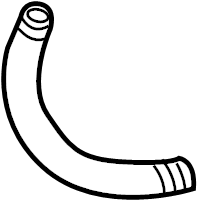 View 8E0133817A Secondary Air Injection Pump Hose Full-Sized Product Image
