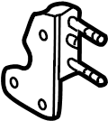 View 8E1857087D Instrument Panel Mounting Bracket (Lower) Full-Sized Product Image