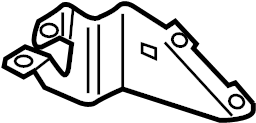 View 8E1880304B Instrument Panel Air Bag Bracket Full-Sized Product Image