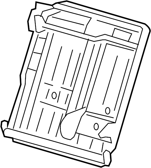 View 8E9885504N87A Seat Back Frame Full-Sized Product Image