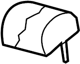 View 8E0885975AK7NE Headrest Full-Sized Product Image