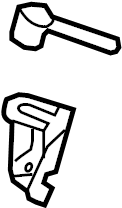 View 8E98857406PS Seat Latch Cover Full-Sized Product Image