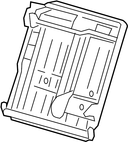 View 8E5885504L2Z3 Seat Back Frame Full-Sized Product Image