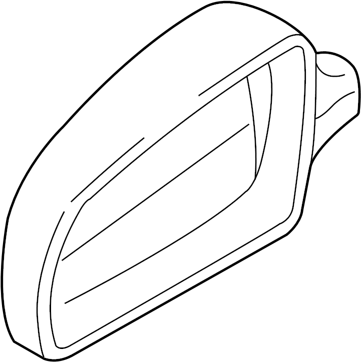 View 8E0857508BY7G Mirror. Cover. Housing. (Lower) Full-Sized Product Image