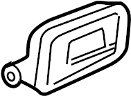 View 8E0839019C7PE Interior Door Handle Full-Sized Product Image