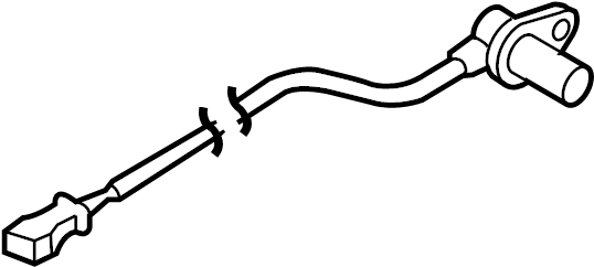 View 8E0927807F ABS Wheel Speed Sensor (Rear) Full-Sized Product Image