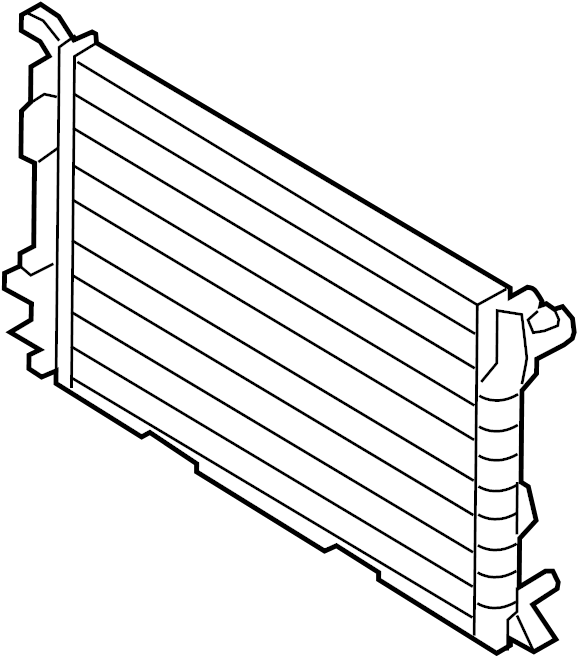 View 8K0121251AJ Radiator Full-Sized Product Image