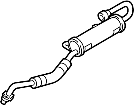 View 8K0317823B Automatic Transmission Oil Cooler Hose Assembly. LINE. Pressure hose.  Full-Sized Product Image