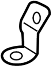 View 06E253197 Exhaust Manifold Heat Shield Bracket (Rear) Full-Sized Product Image