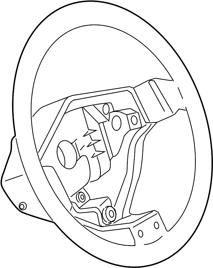 View 8K0419091BGXBC Steering Wheel Full-Sized Product Image