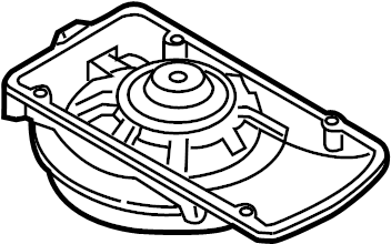 View 8T0035412 Speaker (Rear) Full-Sized Product Image