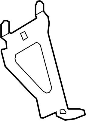 View 8T0035464 Radio Amplifier Bracket Full-Sized Product Image