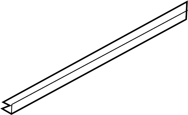 View 8K0837480C Door Window Belt Weatherstrip Full-Sized Product Image