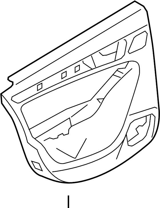 View 8K0867303GWFA Door Interior Trim Panel Full-Sized Product Image