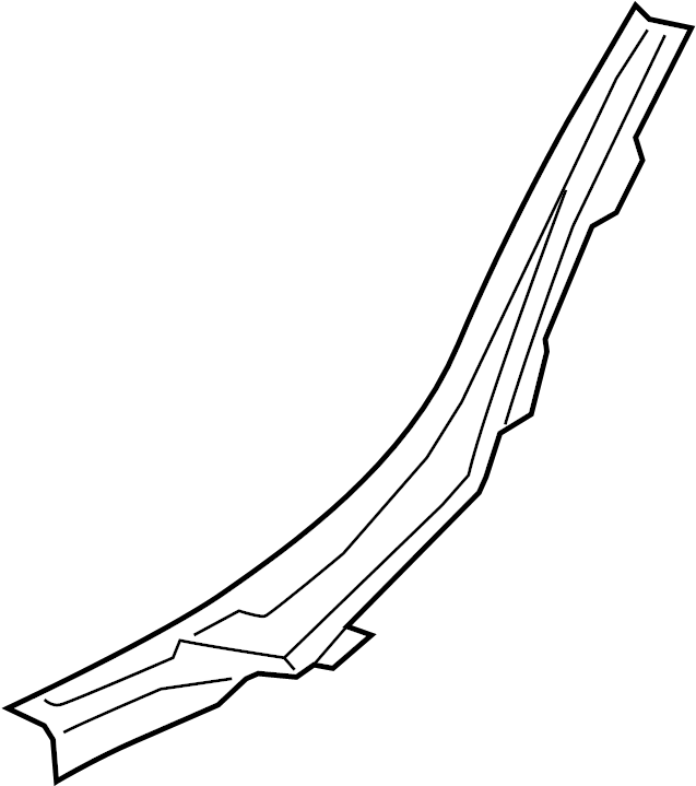 View 8K0867767A1CT Interior Quarter Panel Trim Panel (Rear, Lower) Full-Sized Product Image