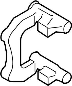 View 8K0615426C Disc Brake Caliper Bracket Full-Sized Product Image