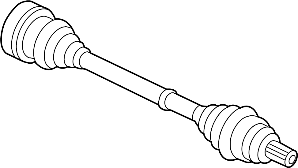View 8K0501203J CV Axle Assembly Full-Sized Product Image