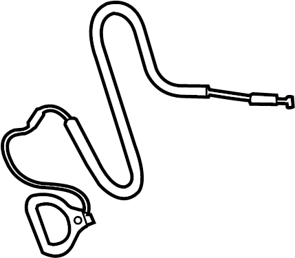 View 8K5880701 Deck Lid Release Cable Full-Sized Product Image