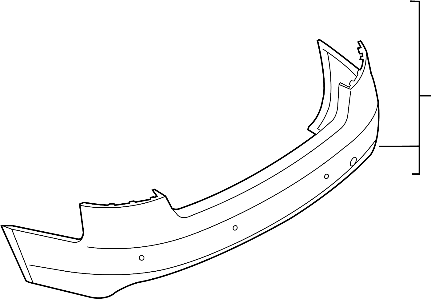 View 8K5807303BGRU Bumper Cover (Lower) Full-Sized Product Image