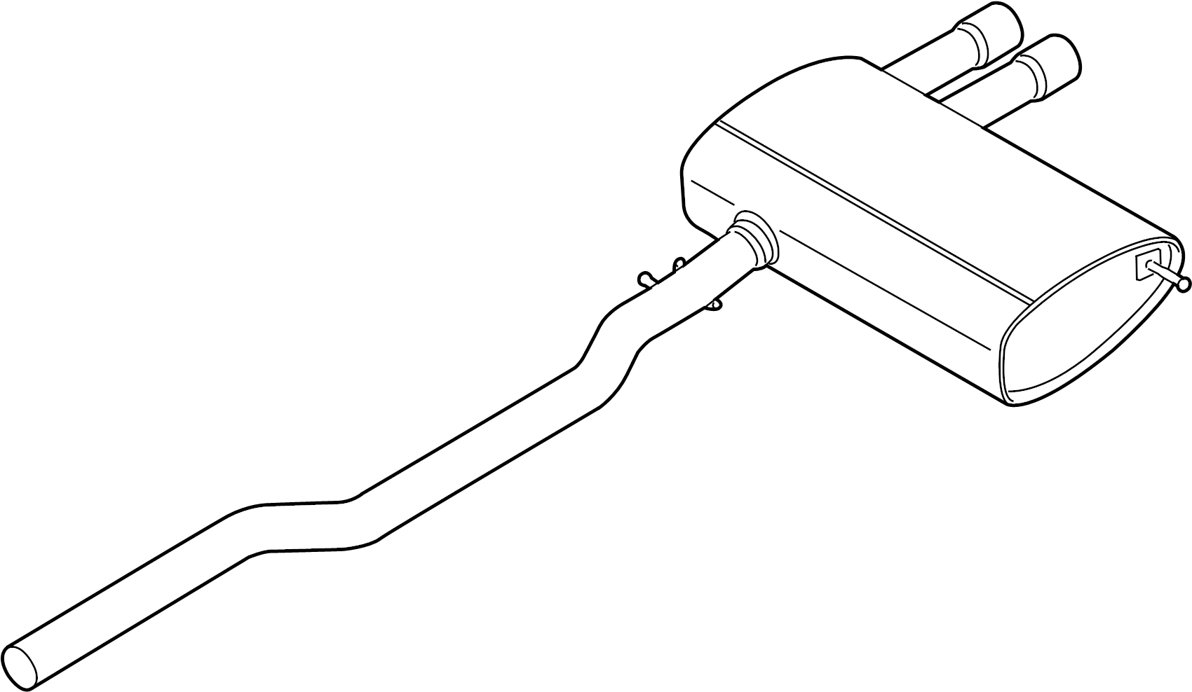 View 357253209A Exhaust Resonator (Front) Full-Sized Product Image