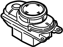 View 8W0919614J Infotainment Display Control Switch Full-Sized Product Image