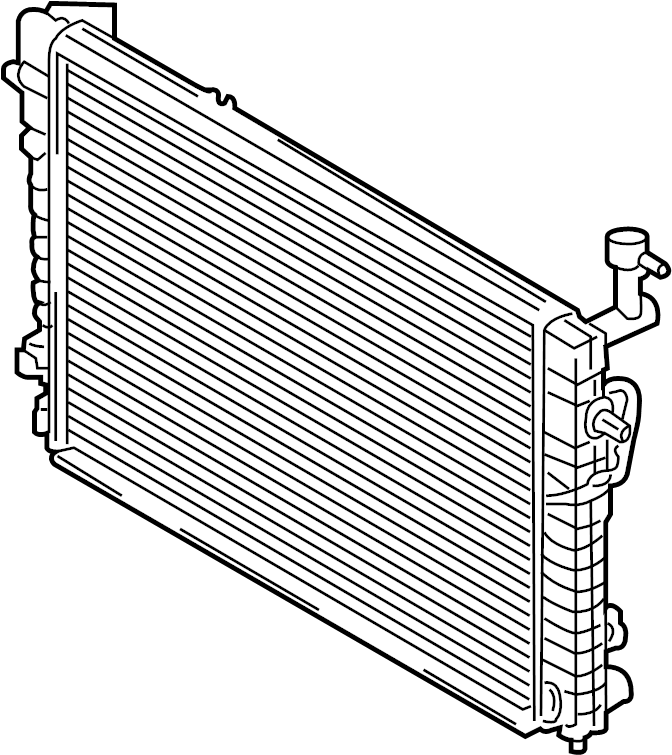 View 253102E800 Radiator Full-Sized Product Image
