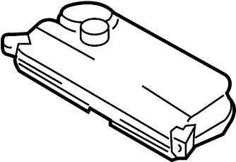 View 254312E000 Engine Coolant Reservoir Full-Sized Product Image