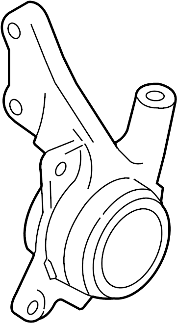 View 517152E100 Steering Knuckle (Front) Full-Sized Product Image